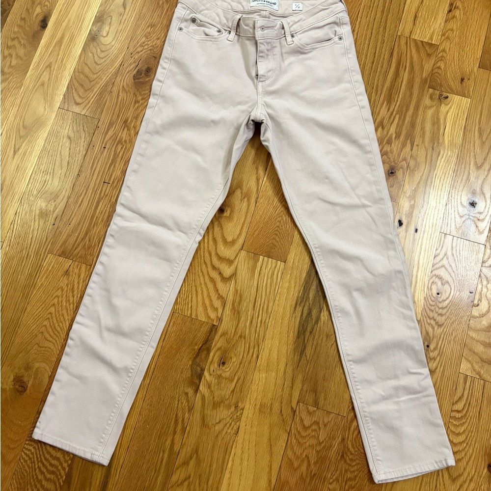 Lucky Brand Pink Skinny Jeans